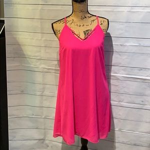 Adorable sexy Hot pink dress 👗